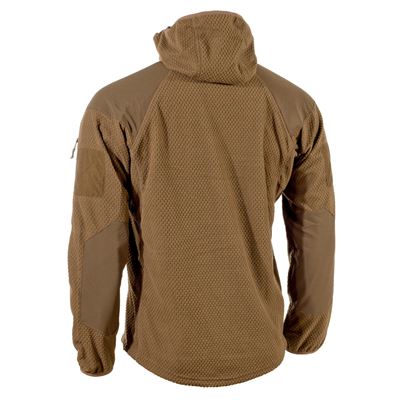 Mikina zip s kapucí fleece DELTA COYOTE