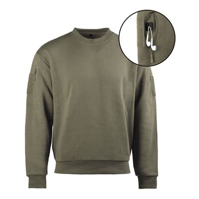 Mikina taktická ROUND NECK RANGER GREEN