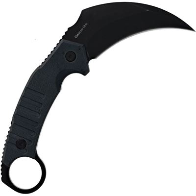 Nůž EXTREME OPS karambit hladké ostří ČERNÝ