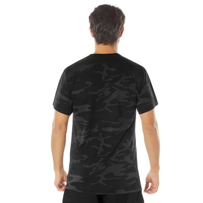 Triko prodloužené funkční Dry Moisture Wicking MIDNIGHT BLACK CAMO