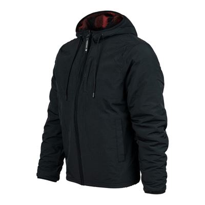 Bunda oboustranná SHERPA SOFTSHELL ČERNO/ČERVENÁ