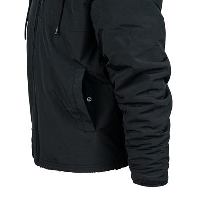 Bunda oboustranná SHERPA SOFTSHELL ČERNO/ČERVENÁ