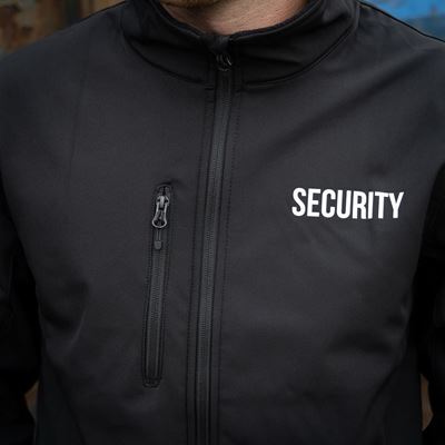 Bunda SECURITY softshell ČERNÁ