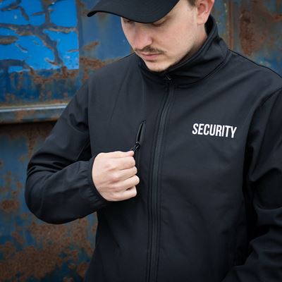 Bunda SECURITY softshell ČERNÁ