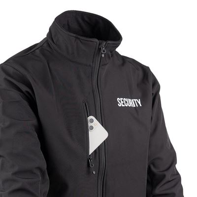 Bunda SECURITY softshell ČERNÁ