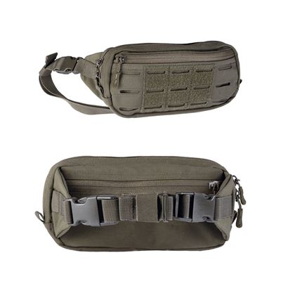 Ledvinka VELCRO panel - MOLLE LASER vazba ZELENÁ