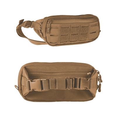 Ledvinka VELCRO panel - MOLLE LASER vazba DARK COYOTE