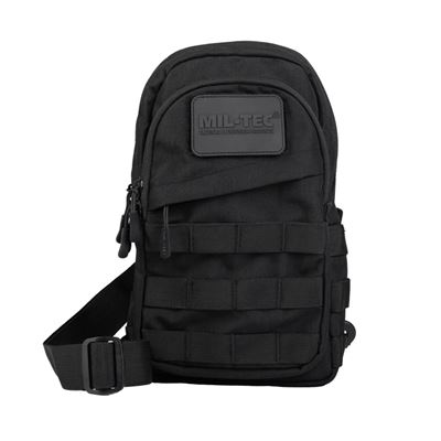 Batoh CROSSBODY s MOLLE vazbou ČERNÝ