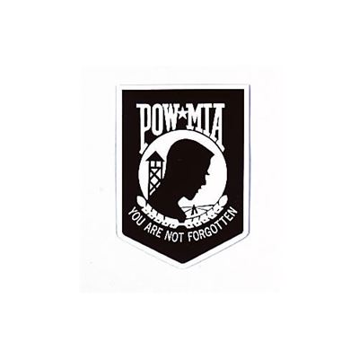 Samolepka POW/MIA na sklo zevnitř