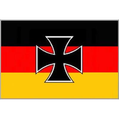 Vlajka Německo s křížem