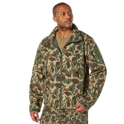 Bunda TACTICAL s kapucí softshell FRED BEAR CAMO