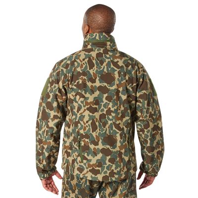 Bunda TACTICAL s kapucí softshell FRED BEAR CAMO