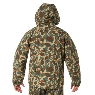 Bunda TACTICAL s kapucí softshell FRED BEAR CAMO