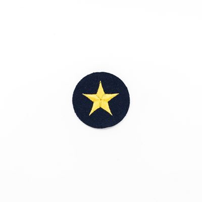 Nášivka námořních jednotek NVA kruh hvězda MODRÁ