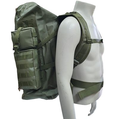 Batoh ARMY-X-TREME 70l nepromokavý s kapsami ZELENÝ