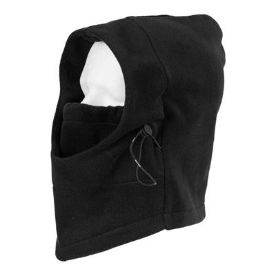 Kukla balaclava POLAR fleece ČERNÁ