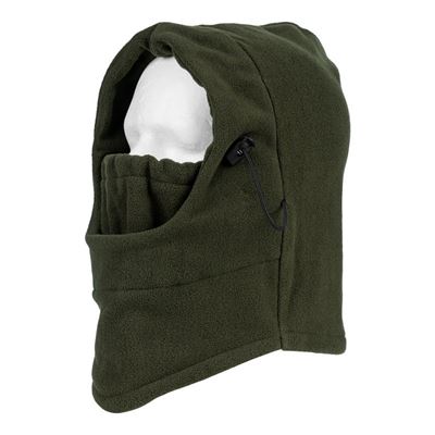 Kukla balaclava POLAR fleece ZELENÁ