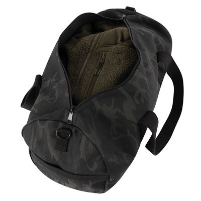 Taška přes rameno VÁLEC 48 x 23 cm bavlněná MIDNIGHT BLACK CAMO