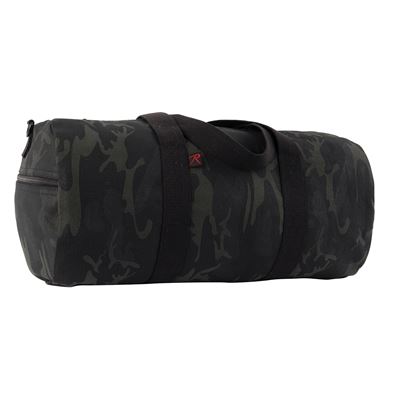 Taška přes rameno VÁLEC 48 x 23 cm bavlněná MIDNIGHT BLACK CAMO