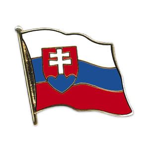 Odznak vlajka SLOVENSKO vlající