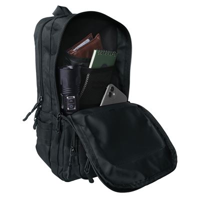 Batoh TACTICAL TRAVELER přes rameno MIDNIGHT BLACK CAMO