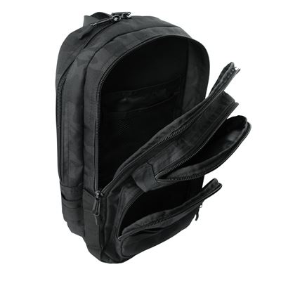 Batoh TACTICAL TRAVELER přes rameno MIDNIGHT BLACK CAMO