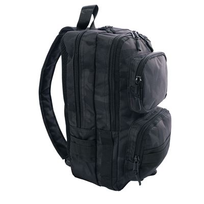 Batoh TACTICAL TRAVELER přes rameno MIDNIGHT BLACK CAMO