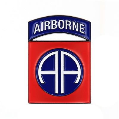 Znak kovový 82nd Airborne Division se samolepou