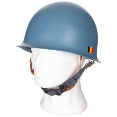 Helma M51 belgická AIR FORCE s PVC vnitřkem MODRÁ použitá