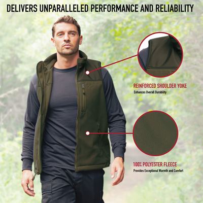 Vesta fleece SPEC OPS tactical ZELENÁ