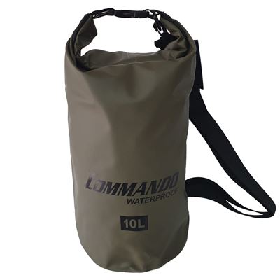 Vak voděodolný DRY BAG 10L Heavy Duty ZELENÝ