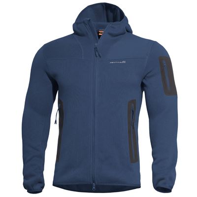 Mikina FLEECE s kapucí FALCON PRO POLARTEC® MODRÁ