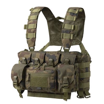 Vesta chest rig GUARDIAN RECCE WOODLAND POLSKÝ