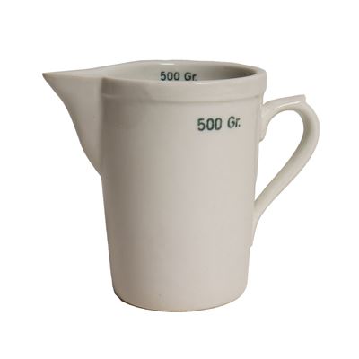 Odměrka porcelánová lékárénská 500 ml