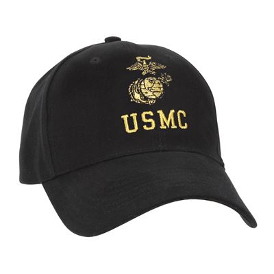 Čepice USMC baseball ČERNÁ