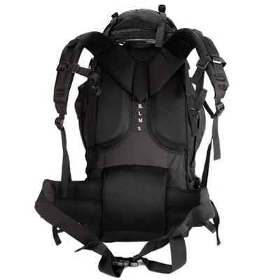 Batoh TREKKING XXL s výztuží 104l ČERNÝ