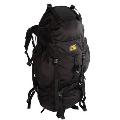 Batoh TREKKING XXL s výztuží 104l ČERNÝ