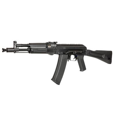 Puška airsoft AEG AK-105 (SA-J09) ocelové tělo ČERNÁ