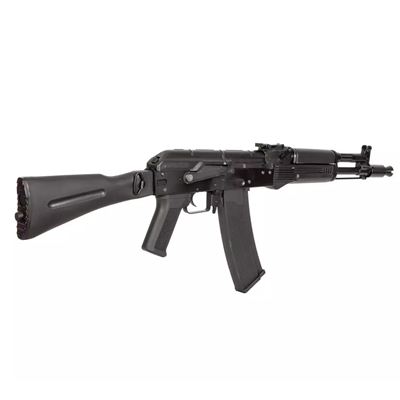 Puška airsoft AEG AK-105 (SA-J09) ocelové tělo ČERNÁ