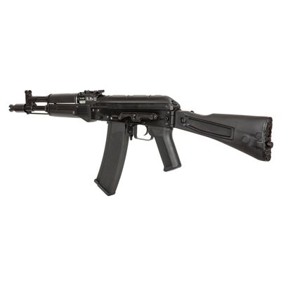 Puška airsoft AEG AK-105 (SA-J09) ocelové tělo ČERNÁ