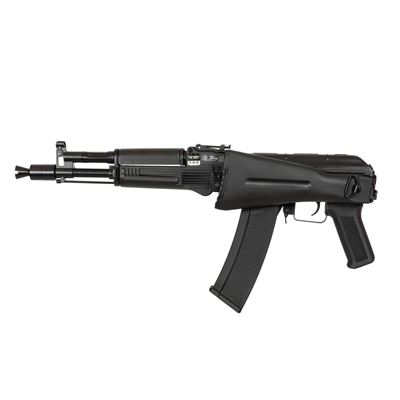 Puška airsoft AEG AK-105 (SA-J09) ocelové tělo ČERNÁ