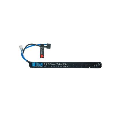 Akumulátor Li-Pol 7,4V 1200mAh, 25C (Dean-T) - Stick (AK)