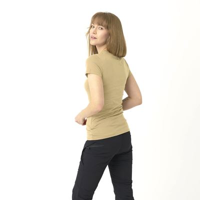 Triko dámské ORGANIC SLIM KHAKI