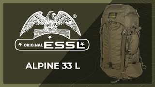 Youtube - Batoh ESSL ALPINE 33 L - Military Range