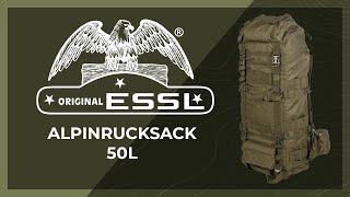 Youtube - Batoh ESSL ALPINRUCKSACK 50 l - Military Range