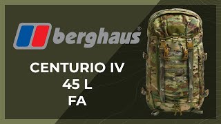 Youtube - Batoh BERGHAUS CENTURIO IV 45 L FA - Military Range